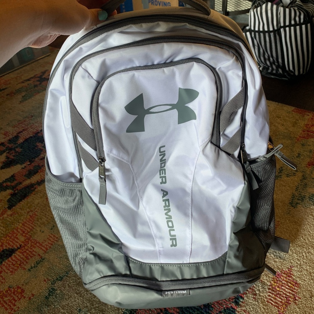 Under Armour White Backpack